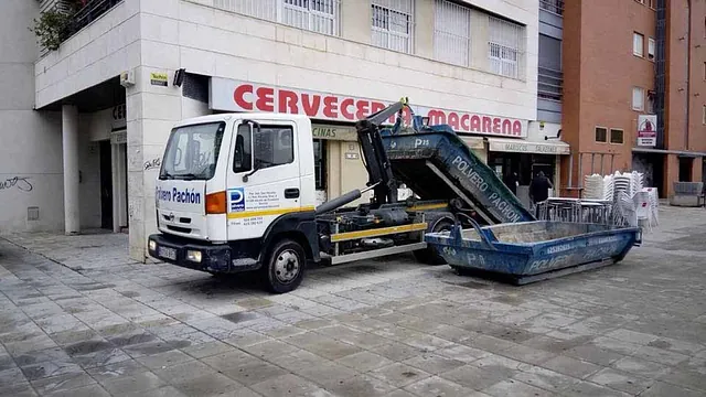 Polvero Pachón camión en macarena